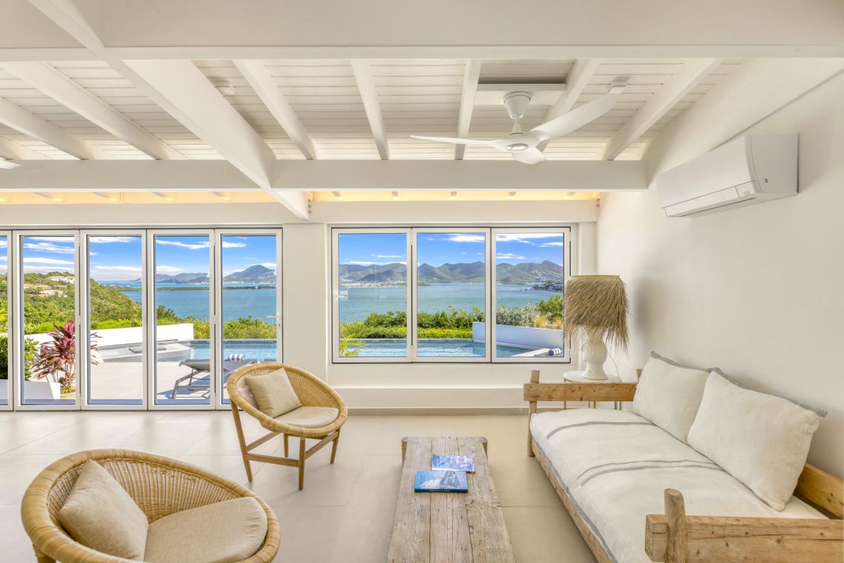 12.Location Villa piscine vue mer Terres Basses Saint Martin